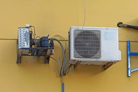 Air conditioner unit Stock Photos