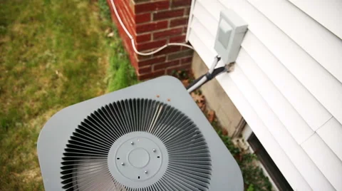 Air Conditioner Unit Rise Stock Footage 57750916
