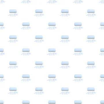 Air conditioner units blowing cold air seamless pattern Illustrazione stock