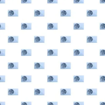 Air conditioner units creating a cooling pattern background Stock Illustration