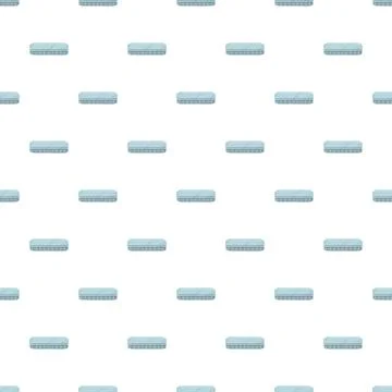 Air conditioner units creating a cooling seamless pattern Stock Illustration