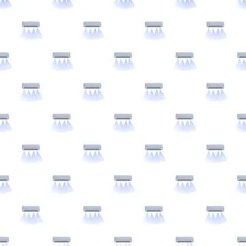 Air conditioner units creating a cooling fresh air pattern Stock Illustration