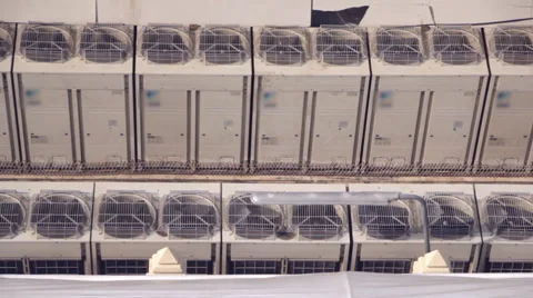 Air conditioner units Stock Footage 60774651