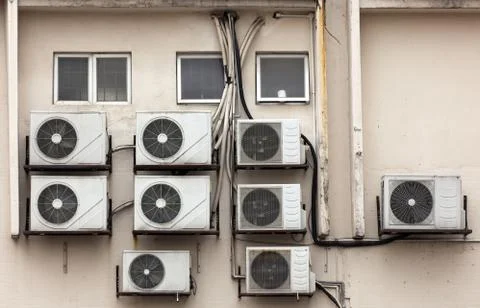 Air conditioner units Stock Photos
