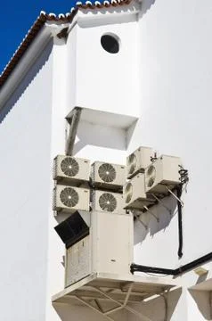 Air conditioner units  Stock Photos