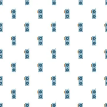 Air conditioner units seamless pattern background Stock Illustration