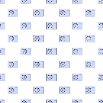 Air conditioner units seamless pattern repeating background Stockillustratie