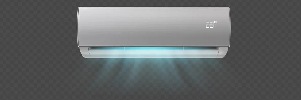 Air conditioner vector background ad. system air conditioner. Cool and cold Stock Illustration