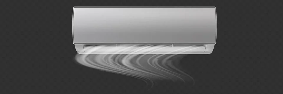 Air conditioner vector background ad. system air conditioner. Cool and cold Stock Illustration