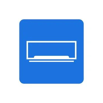 Air conditioner vector icon. The Air Conditioner symbol is suitable Stock Illustration