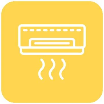 Air conditioner Vector Icon Design Illustration Stock Illustration