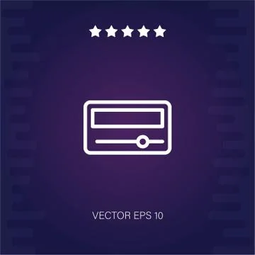 Air conditioner vector icon Stock Illustration