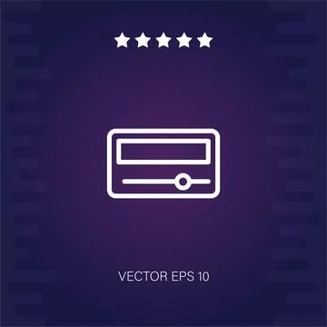 Air conditioner vector icon Stock Illustration