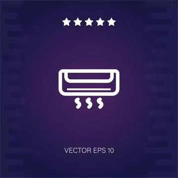 Air conditioner vector icon Stock-Illustration