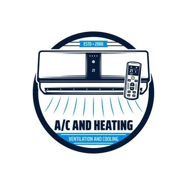 Air conditioner, ventilation and cooling icon Stockillustratie