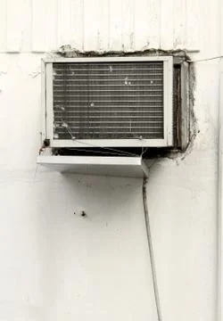 Air conditioner on the wall Stock Photos