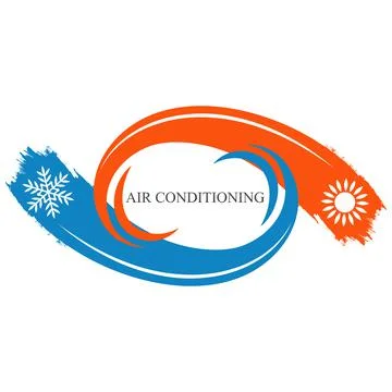 Air conditioner waves symbol Illustrazione stock