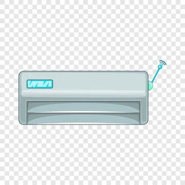 Air conditioner with wi fi connection icon Ilustração Stock
