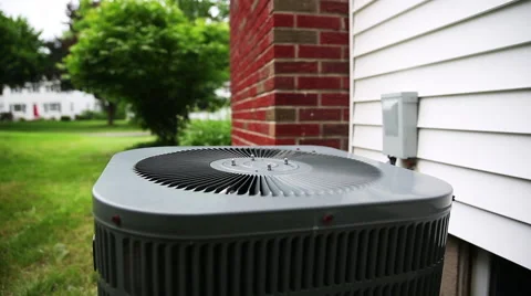 Air Conditioner to Window Stock Footage 62762203