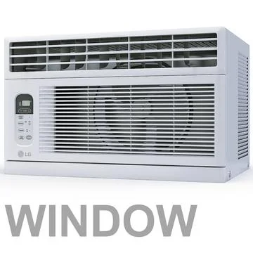 Air Conditioner window LG LWHD8008R 3D Model