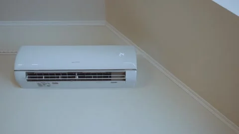 Air conditioning, air conditioning in the interior 库存影片 330201307