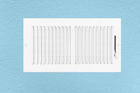 Air conditioning and heating vent on wall Stock Photos
