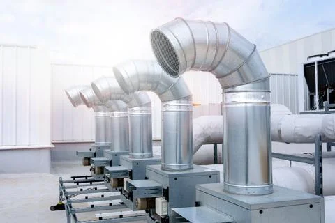 The air conditioning and ventilation system Foto stock