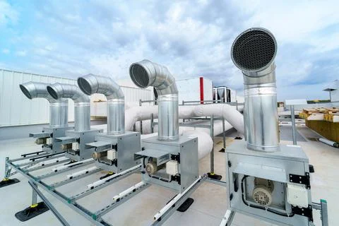 The air conditioning and ventilation system Stock Photos