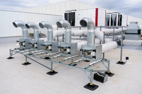 The air conditioning and ventilation system Stock Photos