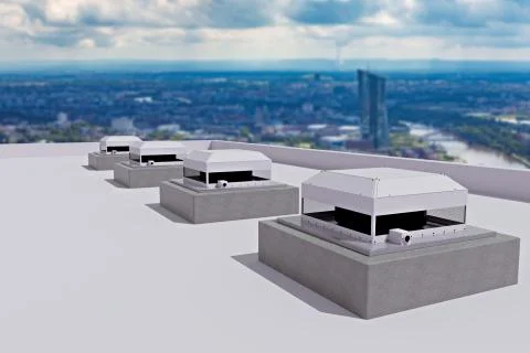 Air conditioning and ventilation systems Stock Illustration