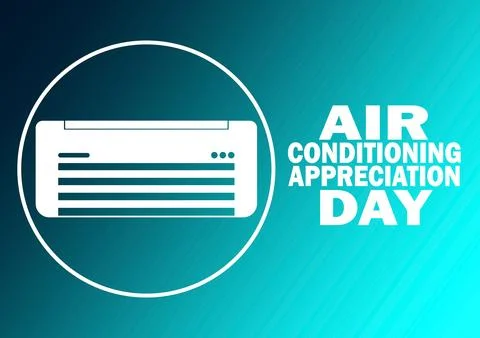 Air Conditioning Appreciation Day Stock-Illustration