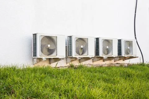 Air conditioning compressor Stock Photos