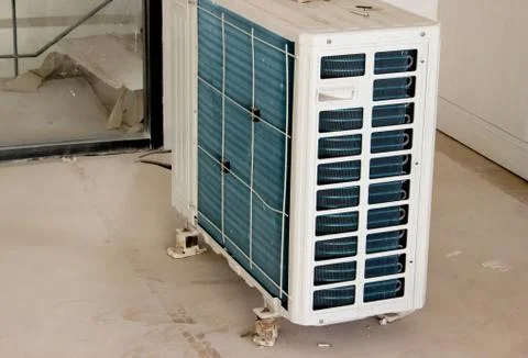 Air Conditioning condenser use for work ready Stock Photos