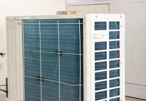 Air Conditioning condenser use for work ready Stock Photos