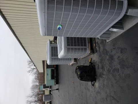 Air Conditioning Condensing Unit Stock Photos