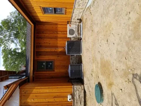 Air Conditioning Condensing Unit Stock Photos