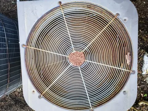 Air Conditioning Condensing Unit 스톡 사진