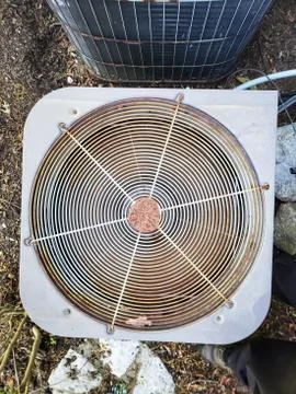 Air Conditioning Condensing Unit Foto stock