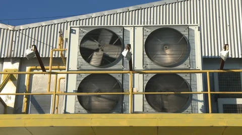 Air conditioning conditioner Stock Footage 6697550