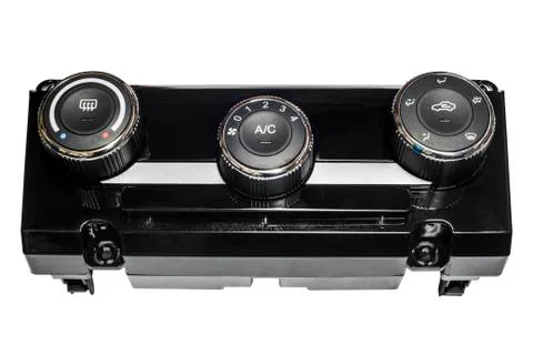 Air conditioning control unit Stock Photos