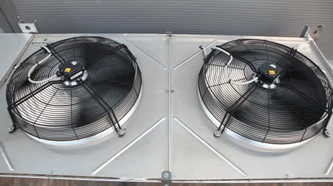 Air conditioning Fans Stock Footage 23972239