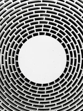 Air conditioning grille forming pattern Stock Photos
