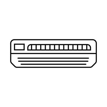 Air conditioning icon. Element of home appliances for mobile concept and web Illustrazione stock