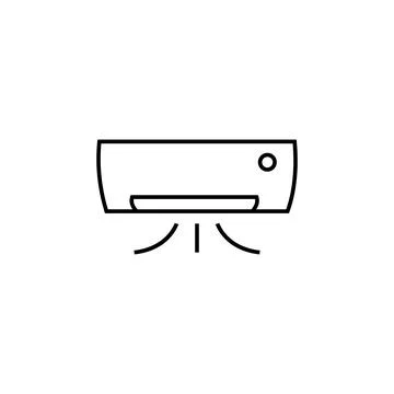 Air conditioning icon. Element for mobile concept and web apps. Thin line icon Stock Illustration