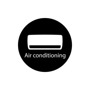 Air conditioning icon vector Stock Illustration