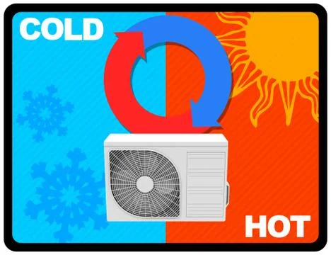 The air conditioning Stock Illustration