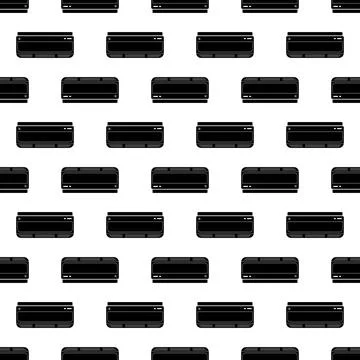 Air conditioning inside pattern seamless vector Illustrazione stock