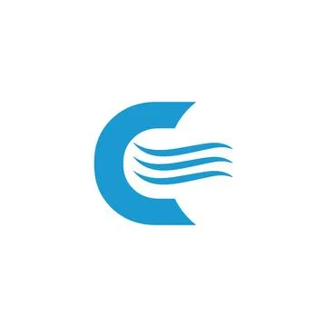 Air conditioning logo ventilation system symbol, design, graphic, Stock Illustration