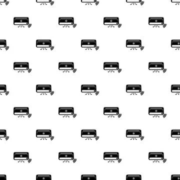Air conditioning pattern seamless 스톡 일러스트