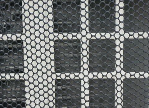 Air conditioning protective grill Stock Photos